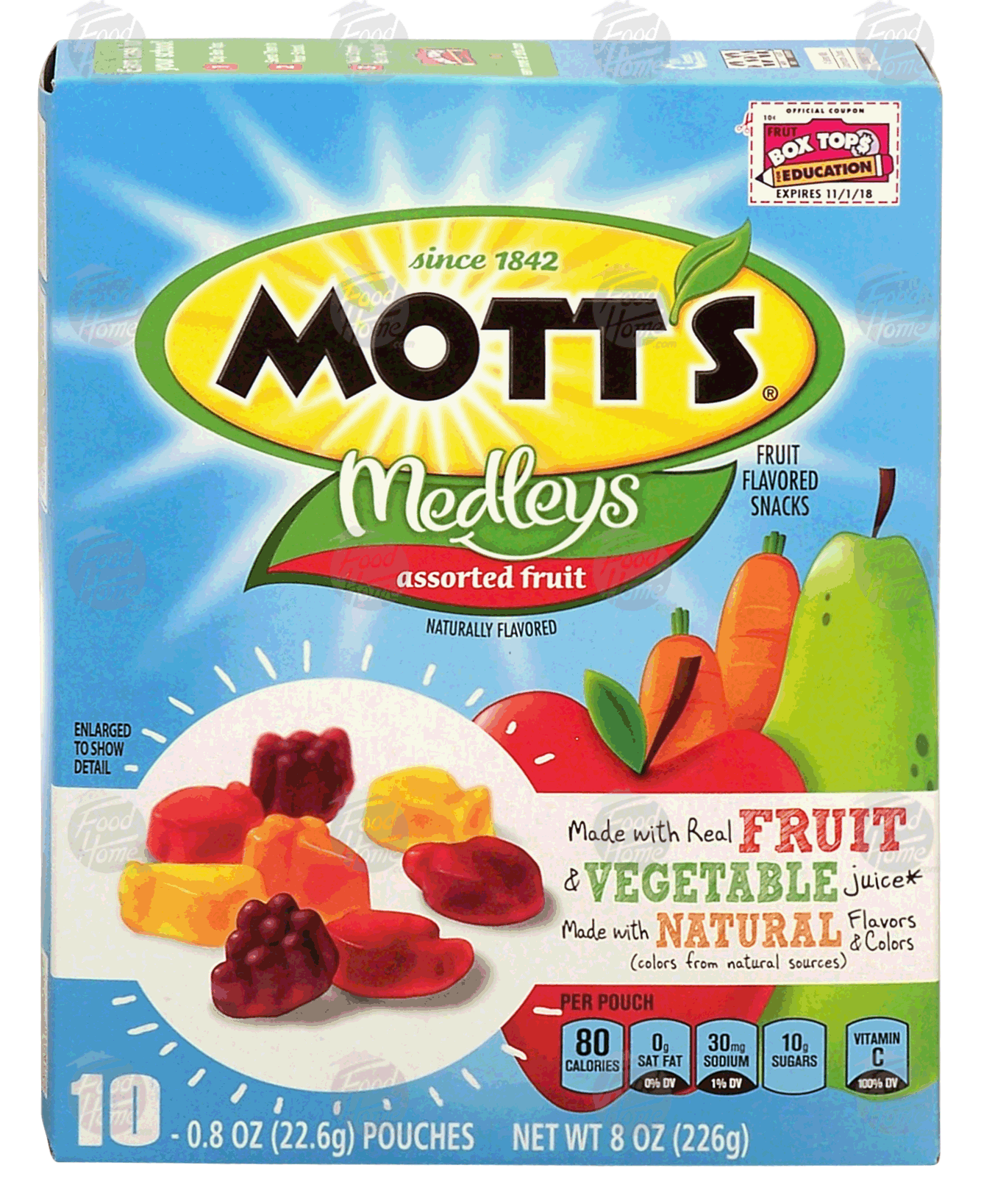 Mott's Medleys assorted fruit flavored snacks, 10-count Full-Size Picture